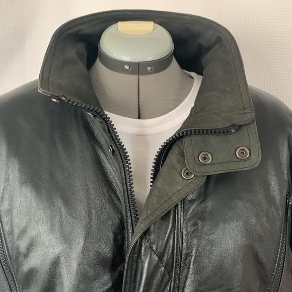 Vintage Wilson Leathers genuine 100% leather jacket Size XL - Picture 5 of 10